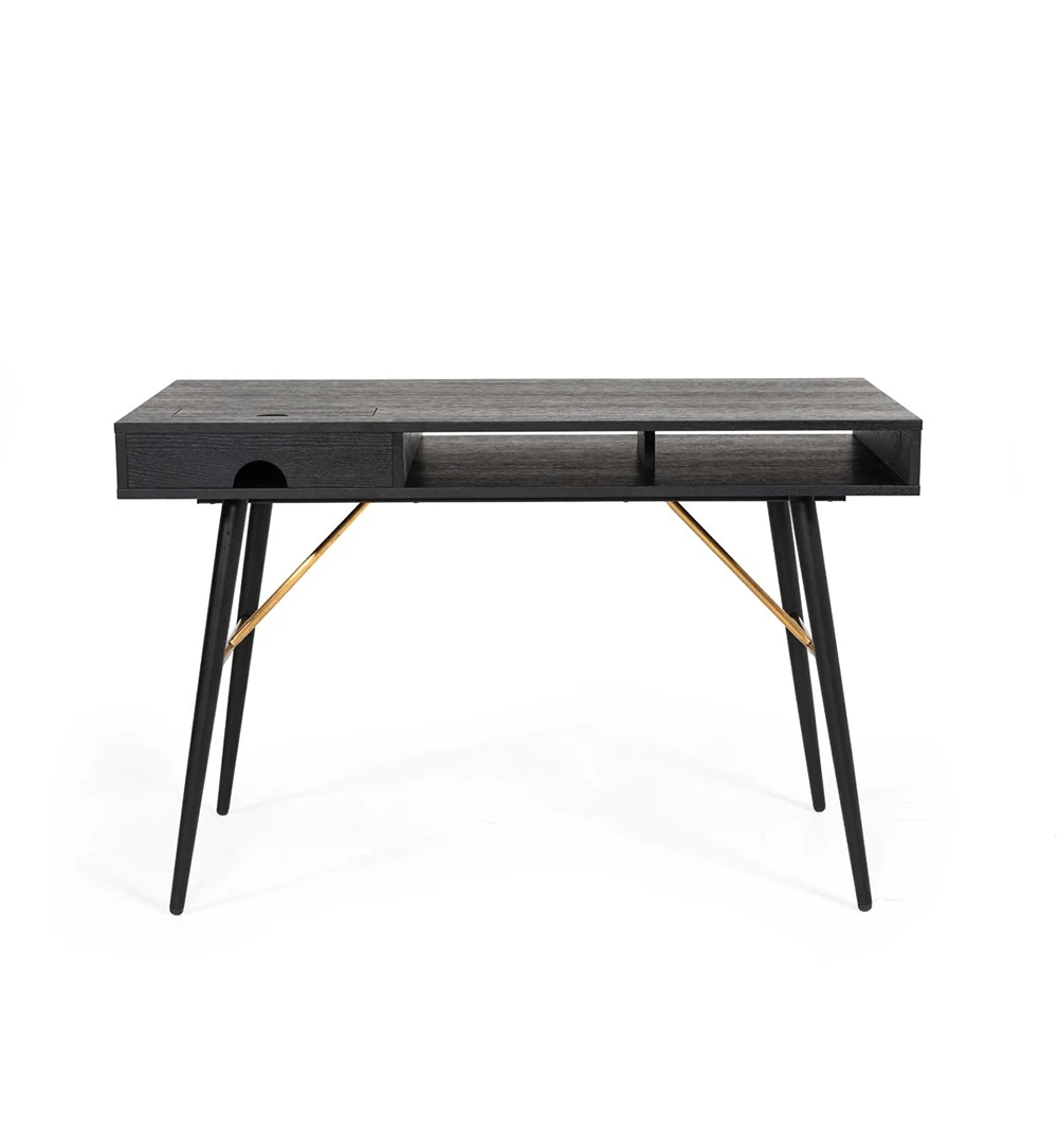 Modern Black Office Desk